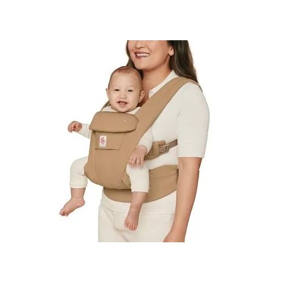 Marsupiu Ergobaby Omni Deluxe Cotton Camel, Culoare: Maro - poza 3 - ExclusivMAG.ro