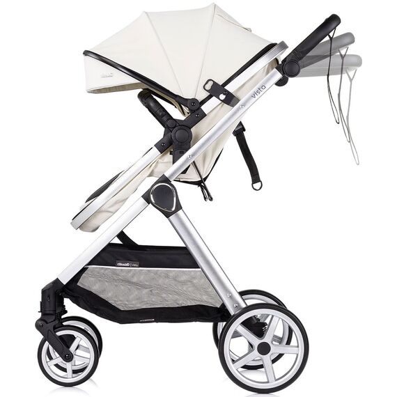 Carucior Chipolino Vista 2 in 1 biscotta, Culoare: Bej, Model: 2 in 1 - poza 4 - ExclusivMAG.ro