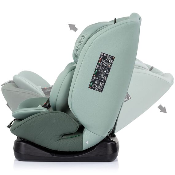 Scaun auto Chipolino Mondial I-Size 40-150 cm matcha, Culoare: Turcoaz, Grupa: 0-36kg (0 luni - 12 ani) - poza 5 - ExclusivMAG.ro