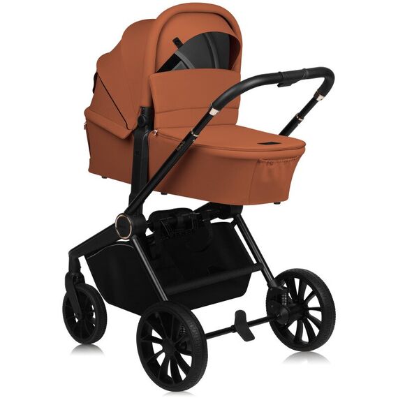 Carucior 3 in 1 Lionelo Mika Plus - Maro, Culoare: Maro, Model: 3 in 1 - poza 3 - ExclusivMAG.ro