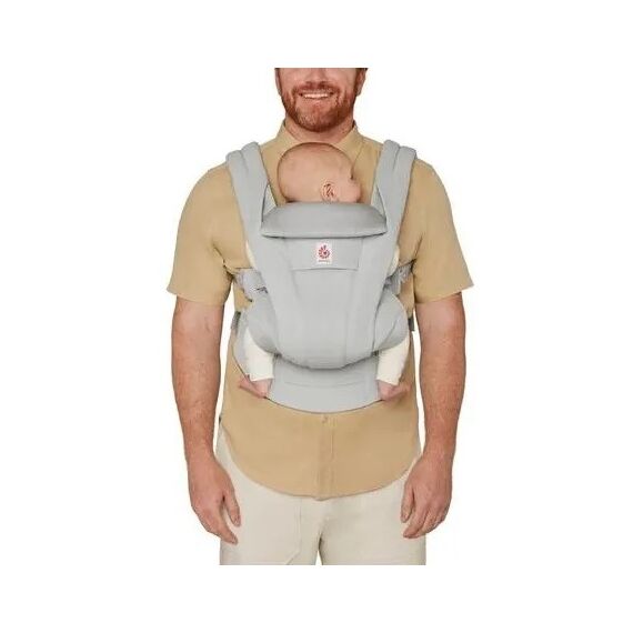 Marsupiu Ergobaby Omni Deluxe Cotton Pearl Grey, Culoare: Gri deschis - poza 4 - ExclusivMAG.ro