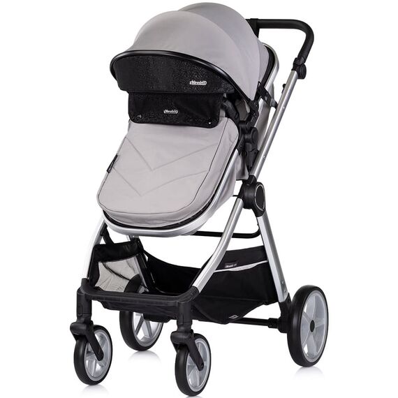 Carucior Chipolino Vista 2 in 1 cloud grey, Culoare: Gri deschis, Model: 2 in 1 - poza 3 - ExclusivMAG.ro