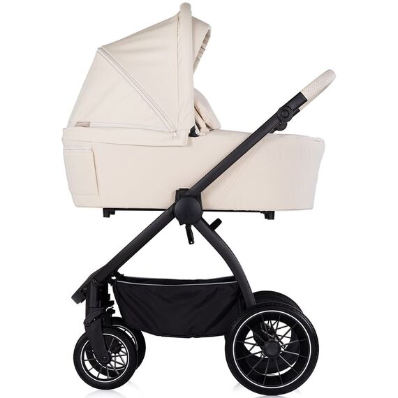 Carucior Chipolino Prestige 3 in 1 cashmere, Culoare: Bej, Model: 3 in 1 - poza 3 - ExclusivMAG.ro