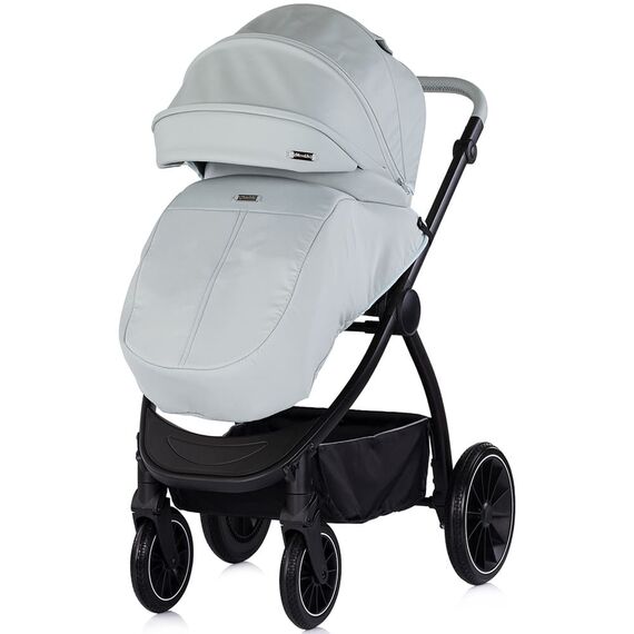 Carucior Chipolino Prestige 3 in 1 matcha, Culoare: Gri deschis, Model: 3 in 1 - poza 7 - ExclusivMAG.ro