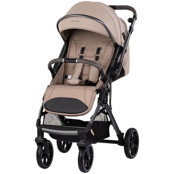 Carucior sport Chipolino Omnia cu maner reversibil latte, Culoare: Crem, Model: sport  - ExclusivMAG.ro