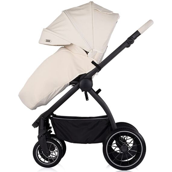 Carucior Chipolino Prestige 3 in 1 cashmere, Culoare: Bej, Model: 3 in 1 - poza 8 - ExclusivMAG.ro
