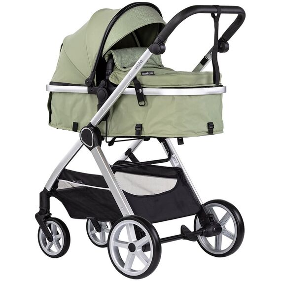 Carucior Chipolino Vista 2 in 1 basil, Culoare: Verde, Model: 2 in 1  - ExclusivMAG.ro