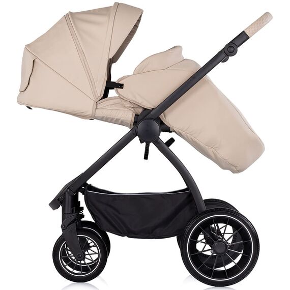 Carucior Chipolino Prestige 3 in 1 latte, Culoare: Crem, Model: 3 in 1 - poza 8 - ExclusivMAG.ro