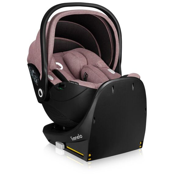 Scoica auto, Lionelo, Moxie, i-Size, Include baza rotativa 360 cu picior de fixare, 40-87 cm, R129, Mov, Culoare: Mov, Grupa: 0-13kg (0 luni - 12 luni) - poza 8 - ExclusivMAG.ro