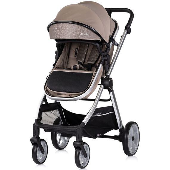 Carucior Chipolino Vista 2 in 1 tiramisu, Culoare: Crem, Model: 2 in 1 - poza 2 - ExclusivMAG.ro