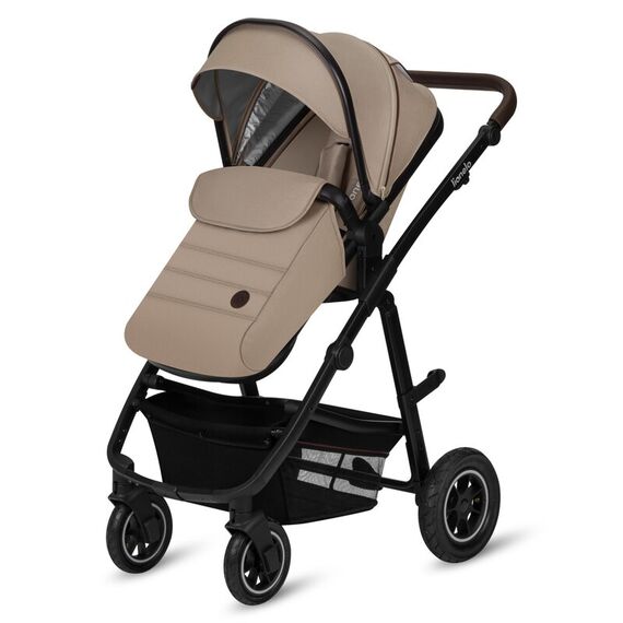 Carucior 3 in 1 Lionelo Amber - Bej, Culoare: Bej, Model: 3 in 1 - poza 4 - ExclusivMAG.ro