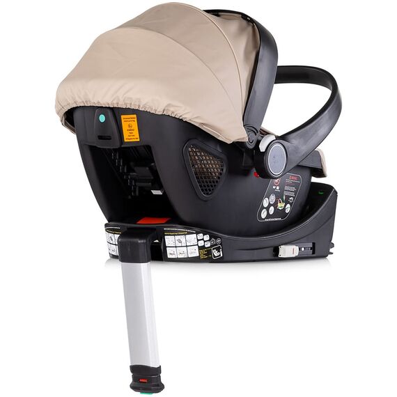 Carucior Chipolino Prestige 3 in 1 latte, Culoare: Crem, Model: 3 in 1 - poza 13 - ExclusivMAG.ro