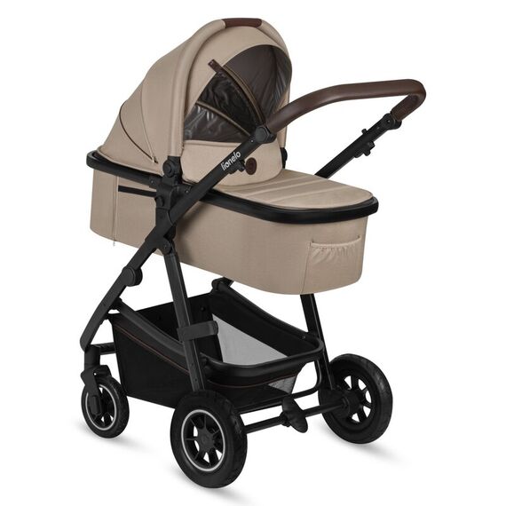 Carucior 3 in 1 Lionelo Amber - Bej, Culoare: Bej, Model: 3 in 1 - poza 5 - ExclusivMAG.ro