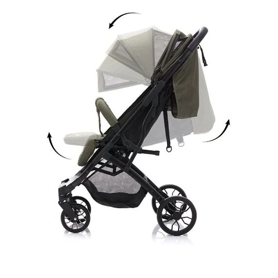 Carucior sport Elite Styler - olive- Fillikid, Culoare: Verde - poza 3 - ExclusivMAG.ro