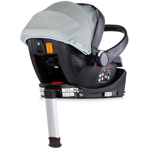 Carucior Chipolino Prestige 3 in 1 matcha, Culoare: Gri deschis, Model: 3 in 1 - poza 17 - ExclusivMAG.ro