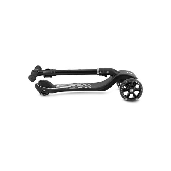 Trotineta pliabila cu roti LED pentru copii, 3 Ani+, MoMi San - Negru, Culoare: Negru - poza 2 - ExclusivMAG.ro