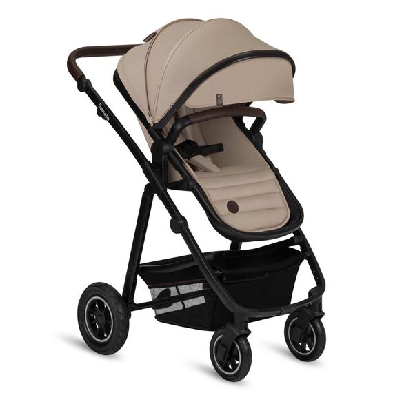 Carucior 3 in 1 Lionelo Amber - Bej, Culoare: Bej, Model: 3 in 1 - poza 3 - ExclusivMAG.ro