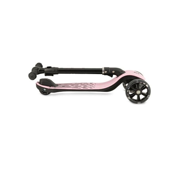Trotineta pliabila cu roti LED pentru copii, 3 Ani+, MoMi San - Roz, Culoare: Roz - poza 2 - ExclusivMAG.ro
