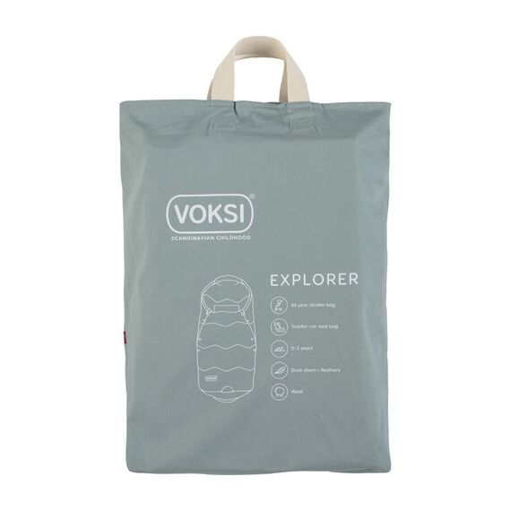 Sac de iarnă Voksi® Explorer Piersică nisipie, Culoare: Bej - poza 6 - ExclusivMAG.ro