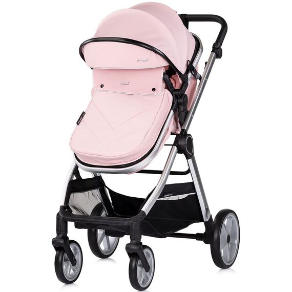 Carucior Chipolino Vista 2 in 1 pink marshmallow, Culoare: Roz, Model: 2 in 1 - poza 3 - ExclusivMAG.ro