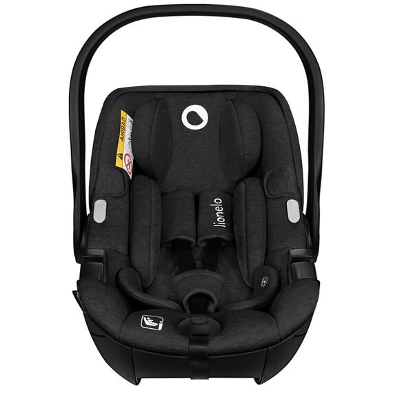 Scoica auto, Lionelo, Moxie, i-Size, 40-87 cm, Conform cu R129, Negru, Culoare: Negru, Grupa: 0-13kg (0 luni - 12 luni) - poza 4 - ExclusivMAG.ro