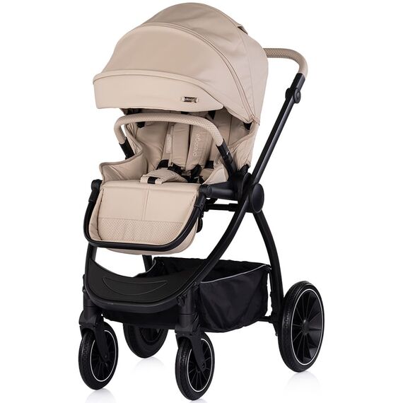 Carucior Chipolino Prestige 3 in 1 latte, Culoare: Crem, Model: 3 in 1 - poza 4 - ExclusivMAG.ro