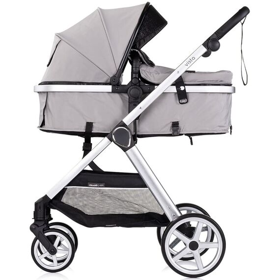 Carucior Chipolino Vista 2 in 1 cloud grey, Culoare: Gri deschis, Model: 2 in 1 - poza 6 - ExclusivMAG.ro