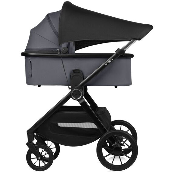 Carucior 2 in 1 Lionelo Layla - Gri, Culoare: Gri, Model: 2 in 1 - poza 6 - ExclusivMAG.ro