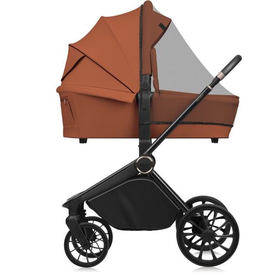 Carucior 3 in 1 Lionelo Mika Plus - Maro, Culoare: Maro, Model: 3 in 1 - poza 6 - ExclusivMAG.ro