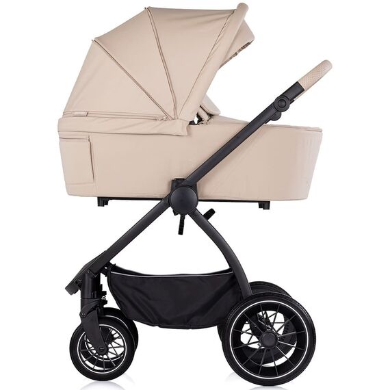 Carucior Chipolino Prestige 3 in 1 latte, Culoare: Crem, Model: 3 in 1 - poza 3 - ExclusivMAG.ro
