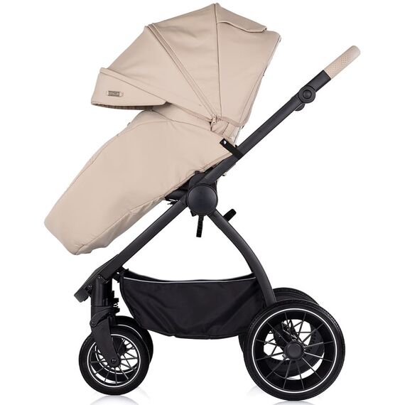 Carucior Chipolino Prestige 3 in 1 latte, Culoare: Crem, Model: 3 in 1 - poza 7 - ExclusivMAG.ro