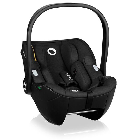 Scoica auto, Lionelo Moxie i-Size, Include baza rotativa 360 cu picior de fixare, 40-87 cm, R129, Negru, Culoare: Negru, Grupa: 0-13kg (0 luni - 12 luni) - poza 4 - ExclusivMAG.ro