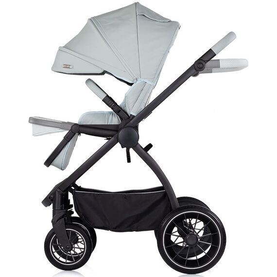 Carucior Chipolino Prestige 3 in 1 matcha, Culoare: Gri deschis, Model: 3 in 1 - poza 9 - ExclusivMAG.ro