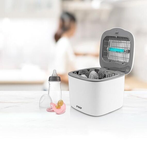 Sterilizator UV pentru biberoane, cu functie de uscare, pana la 12 biberoane, Reer 36120 - poza 5 - ExclusivMAG.ro