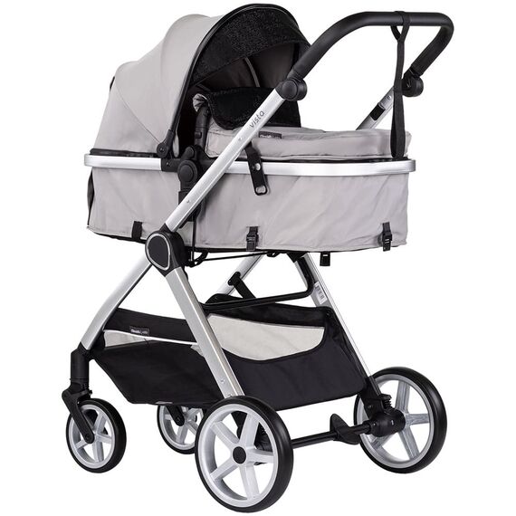 Carucior Chipolino Vista 2 in 1 cloud grey, Culoare: Gri deschis, Model: 2 in 1  - ExclusivMAG.ro