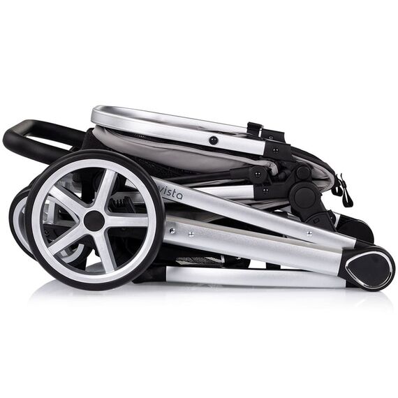 Carucior Chipolino Vista 2 in 1 cloud grey, Culoare: Gri deschis, Model: 2 in 1 - poza 8 - ExclusivMAG.ro