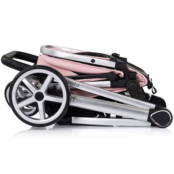 Carucior Chipolino Vista 2 in 1 pink marshmallow, Culoare: Roz, Model: 2 in 1 - poza 9 - ExclusivMAG.ro