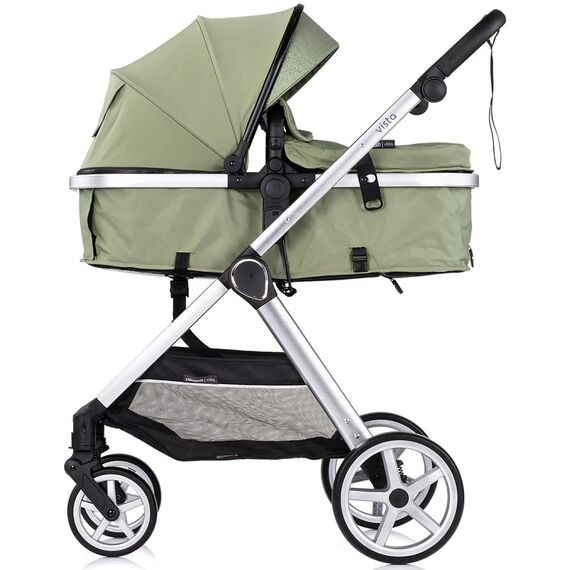 Carucior Chipolino Vista 2 in 1 basil, Culoare: Verde, Model: 2 in 1 - poza 6 - ExclusivMAG.ro