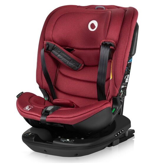 Scaun auto, Lionelo, Bastiaan RWF i-Size, Rotire 360 grade, 0-36 Kg, ECE R129, Rosu, Culoare: Rosu, Grupa: 0-36kg (0 luni - 12 ani) - poza 6 - ExclusivMAG.ro