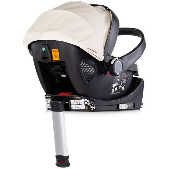 Carucior Chipolino Prestige 3 in 1 cashmere, Culoare: Bej, Model: 3 in 1 - poza 14 - ExclusivMAG.ro