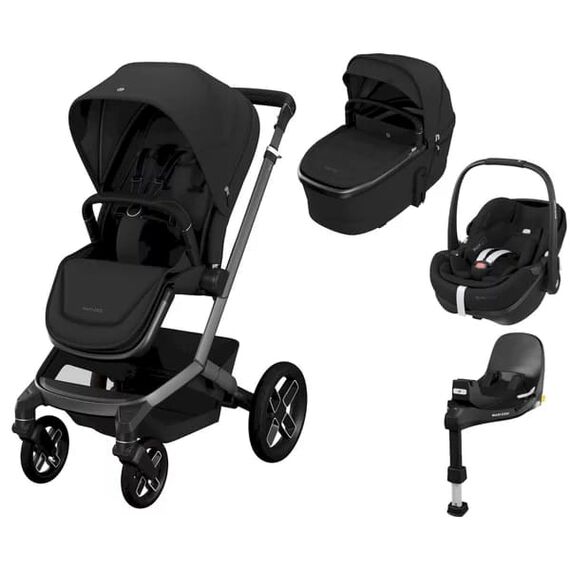 Sistem 4 in 1 Maxi-Cosi FAME Twillic Black, Culoare: Negru, Model: 4 in 1  - ExclusivMAG.ro