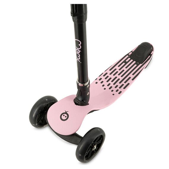 Trotineta pliabila cu roti LED pentru copii, 3 Ani+, MoMi San - Roz, Culoare: Roz - poza 4 - ExclusivMAG.ro