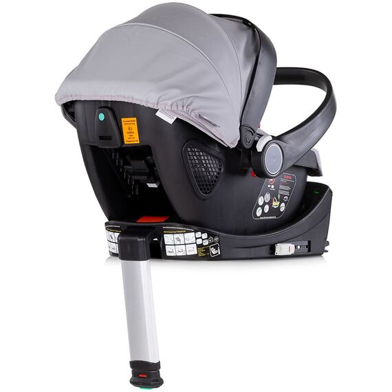 Carucior Chipolino Prestige 3 in 1 platinum, Culoare: Gri, Model: 3 in 1 - poza 13 - ExclusivMAG.ro
