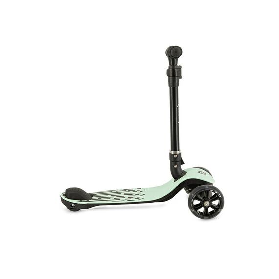Trotineta pliabila cu roti LED pentru copii, 3 Ani+, MoMi San - Verde, Culoare: Verde - poza 3 - ExclusivMAG.ro