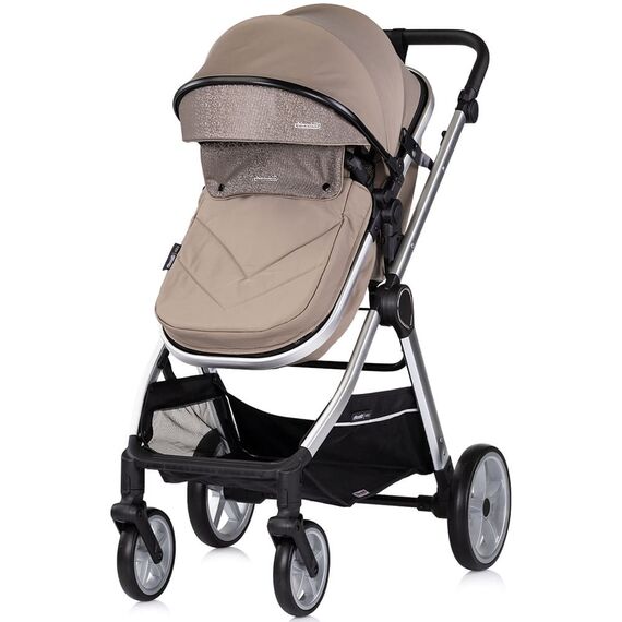 Carucior Chipolino Vista 2 in 1 tiramisu, Culoare: Crem, Model: 2 in 1 - poza 3 - ExclusivMAG.ro