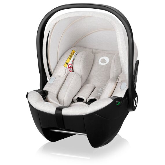 Scoica auto, Lionelo, Moxie, i-Size, Include baza rotativa 360 cu picior de fixare, 40-87 cm, R129, Bej, Culoare: Bej, Grupa: 0-13kg (0 luni - 12 luni) - poza 3 - ExclusivMAG.ro