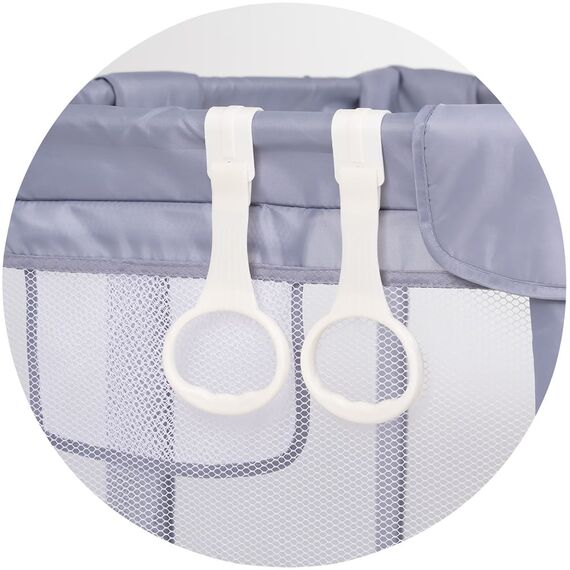 Tarc de joaca Chipolino Amico 200x180 cm cu usa grey, Culoare: Gri, Dimensiuni: 200x180 - poza 4 - ExclusivMAG.ro