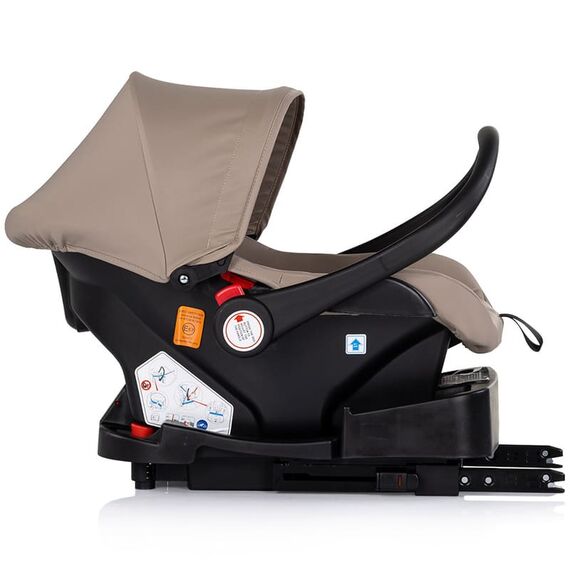 Carucior Chipolino Imperium 3 in 1 latte, Culoare: Crem, Model: 3 in 1 - poza 17 - ExclusivMAG.ro