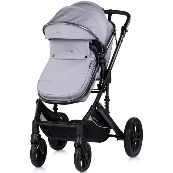 Carucior Chipolino Amore 2 in 1 platinum, Culoare: Gri deschis, Model: 2 in 1 - poza 3 - ExclusivMAG.ro