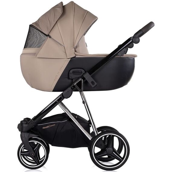 Carucior Chipolino Imperium 3 in 1 latte, Culoare: Crem, Model: 3 in 1 - poza 5 - ExclusivMAG.ro